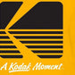Camiseta masculina Kodak com estampa de manga comprida, amarela, tamanho médio