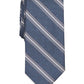 Gravata listrada Dena masculina Perry Ellis, tamanho azul marinho, regular