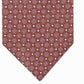 Gravata Perry Ellis Bratton Classic Neat Masculina Laranja Tamanho Regular