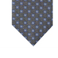 Gravata Perry Ellis Masculina Kilton Cinza Escuro Geométrica Seda Cinza Escuro Tamanho Regular