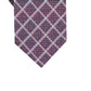 Gravata de seda Perry Ellis masculina Edale Grid vermelha tamanho regular