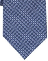 Gravata Perry Masculina Ellis Catanese Sólida Azul Tamanho Regular