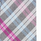 Gravata xadrez Edwin masculina Perry Ellis rosa tamanho regular