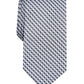 Gravata xadrez clássica masculina Perry Ellis Quinta, azul marinho, tamanho regular