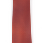 Gravata Perry Ellis Masculina Bayou Mini-Check Vermelha Tamanho Regular