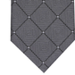 Gravata Perry Ellis Burr Classic Geo Grid Masculina Preta Tamanho Regular