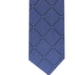 Gravata Perry Ellis Burr Classic Geo Grid Masculina Azul Marinho Tamanho Regular