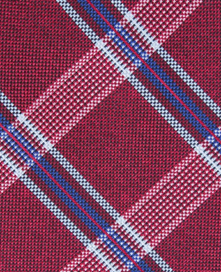 Gravata xadrez Dover masculina Perry Ellis, tamanho médio, roxa, regular