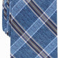 Gravata xadrez Dover masculina Perry Ellis, tamanho azul marinho, regular