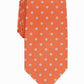 Gravata Perry Ellis Howland Neat Masculina Laranja Tamanho Regular