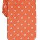Gravata Perry Ellis Howland Neat Masculina Laranja Tamanho Regular