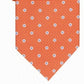 Gravata Perry Ellis Howland Neat Masculina Laranja Tamanho Regular