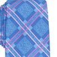 Gravata xadrez clássica Denner masculina Perry Ellis, preta, tamanho regular