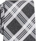 Gravata xadrez Duxbury masculina Perry Ellis preta tamanho regular