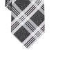 Gravata xadrez Duxbury masculina Perry Ellis preta tamanho regular