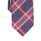 Gravata xadrez Duxbury masculina Perry Ellis vermelha tamanho regular