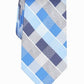 Gravata xadrez clássica Oxford masculina Perry Ellis, tamanho azul marinho, regular