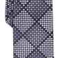 Gravata xadrez Erie masculina Perry Ellis preta tamanho regular