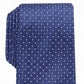 Gravata Perry Ellis Kimball Micro-Dot Masculina Azul Marinho Tamanho Regular
