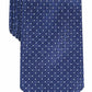 Gravata Perry Ellis Kimball Micro-Dot Masculina Azul Marinho Tamanho Regular