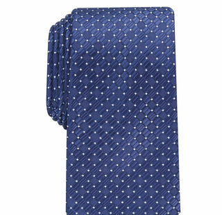 Gravata Perry Ellis Kimball Micro-Dot Masculina Azul Marinho Tamanho Regular