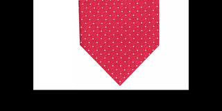 Gravata Perry Ellis Kimball Micro-Dot Masculina Vermelha Tamanho Regular