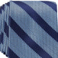 Gravata listrada Brookford masculina Perry Ellis, azul, tamanho regular