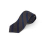 Gravata listrada Brookford masculina Perry Ellis, tamanho regular, prateada