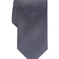 Gravata Perry Ellis Savin Herringbone Masculina Preta Tamanho Regular