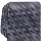 Gravata Perry Ellis Savin Herringbone Masculina Preta Tamanho Regular