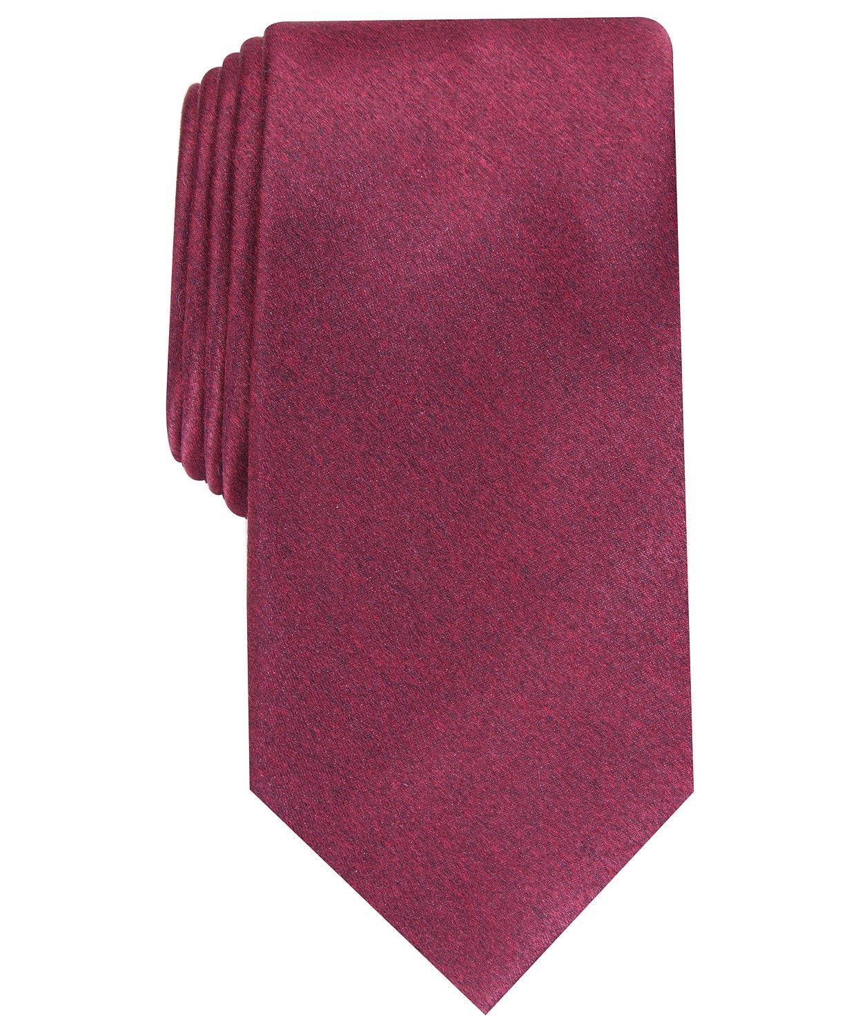 Gravata Perry Ellis Masculina Vandorn Metálica Sólida Rosa Tamanho Regular