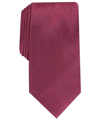 Gravata Perry Ellis Masculina Vandorn Metálica Sólida Rosa Tamanho Regular
