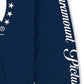 Moletom com capuz masculino com logotipo da Paramount, azul marinho, tamanho XXG