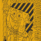 Camiseta masculina estampada Bob Esponja Estou Pronto, tamanho médio, dourada