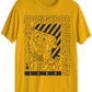 Camiseta gráfica híbrida masculina Bob Esponja Estou Pronto, amarela, tamanho XXG