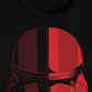 Camiseta gráfica masculina Allegiance, preta, tamanho médio