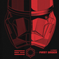 Camiseta gráfica masculina Allegiance, preta, tamanho médio