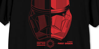 Camiseta gráfica masculina Allegiance, preta, tamanho médio