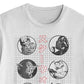 Camiseta masculina híbrida com estampa de kanji Star Wars, branca, tamanho XXG