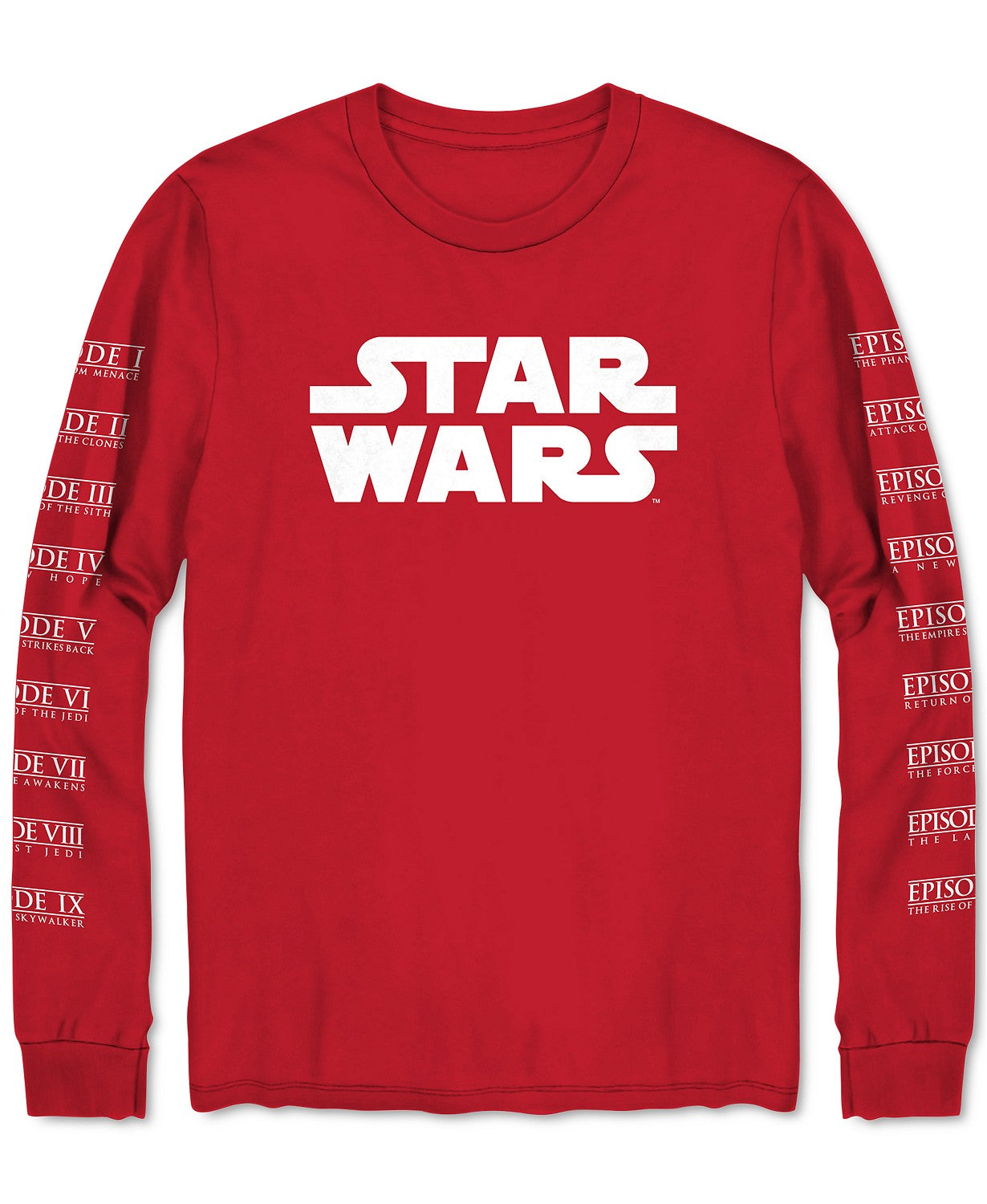 Moletom masculino com estampa Star Wars vermelho tamanho médio