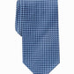Gravata Perry Ellis Masculina Bayou Mini-Check Azul Tamanho Único