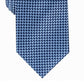Gravata Perry Ellis Masculina Bayou Mini-Check Azul Tamanho Único