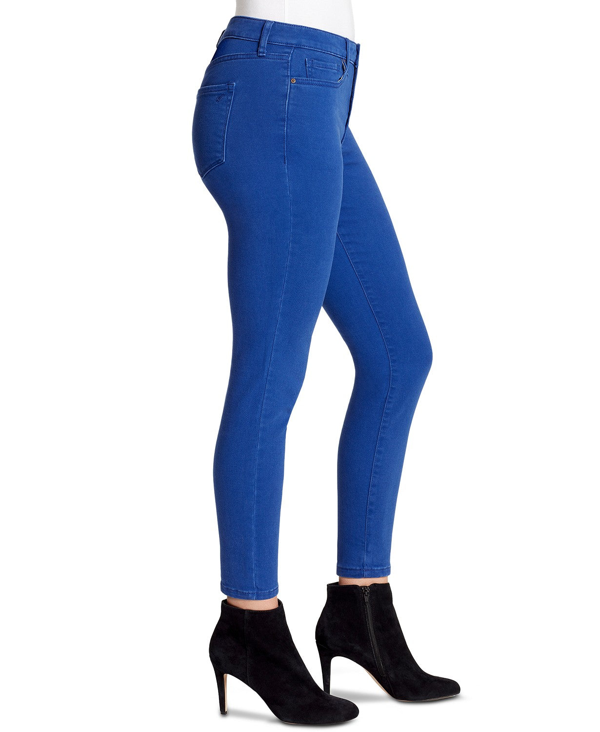 Calça jeans skinny feminina William Rast Perfect Ankle, azul cobalto, tamanho 26