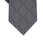 Gravata Perry Ellis Burr Classic Geo Grid Masculina Cinza Tamanho Único