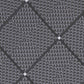 Gravata Perry Ellis Burr Classic Geo Grid Masculina Cinza Tamanho Único