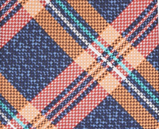 Gravata xadrez clássica Duxbury masculina Perry Ellis, tamanho único
