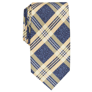 Gravata xadrez clássica Duxbury masculina Perry Ellis, tamanho único