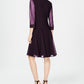 Vestido e jaqueta Duster femininos R &amp; M Richards, tamanho 18W, cor ameixa