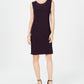 Vestido e jaqueta Duster femininos R &amp; M Richards, tamanho 18W, cor ameixa