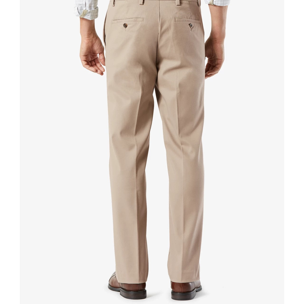 Calças Dockers Masculinas Easy Classic Fit Khaki Stretch Bege Tamanho 38X34